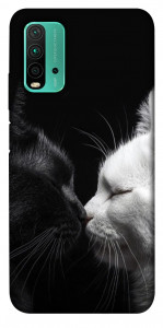 Чехол Black and white cats для Xiaomi Redmi 9T