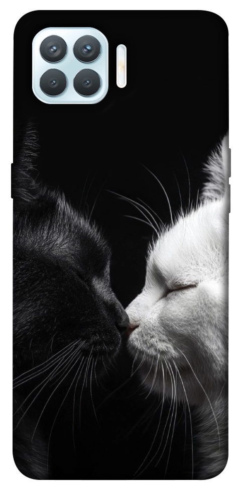 Чохол Black and white cats для Oppo F17 Pro