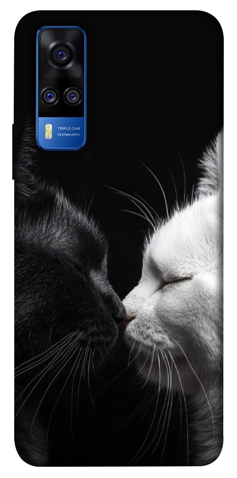 Чохол Black and white cats для Vivo Y51a