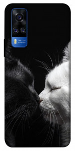 Чохол Black and white cats для Vivo Y51a