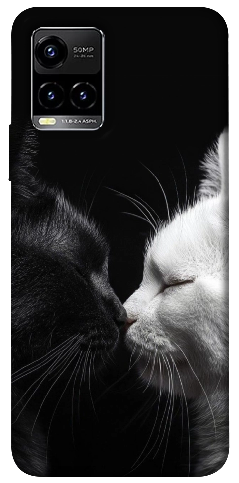 Чехол Black and white cats для Vivo Y33s