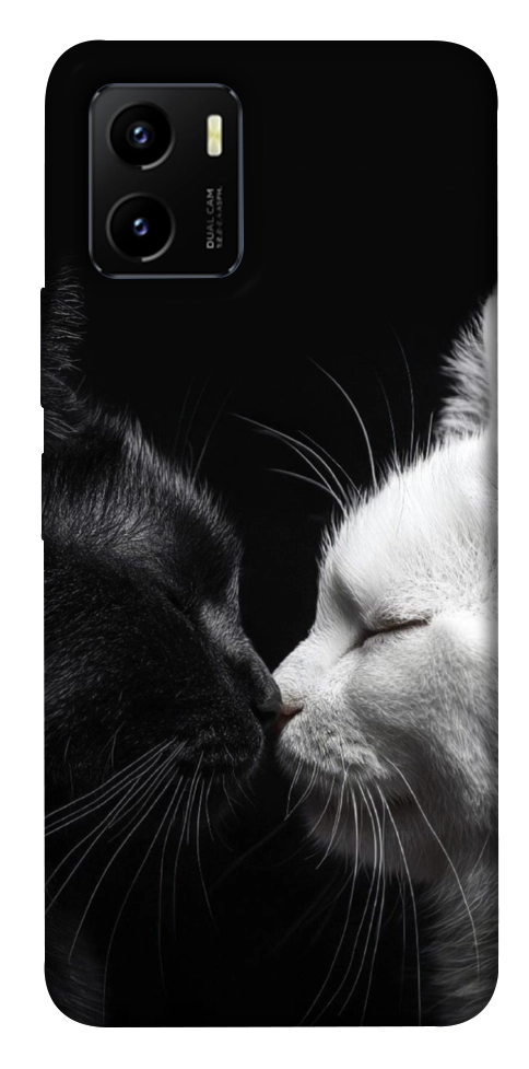 Чехол Black and white cats для Vivo Y15s