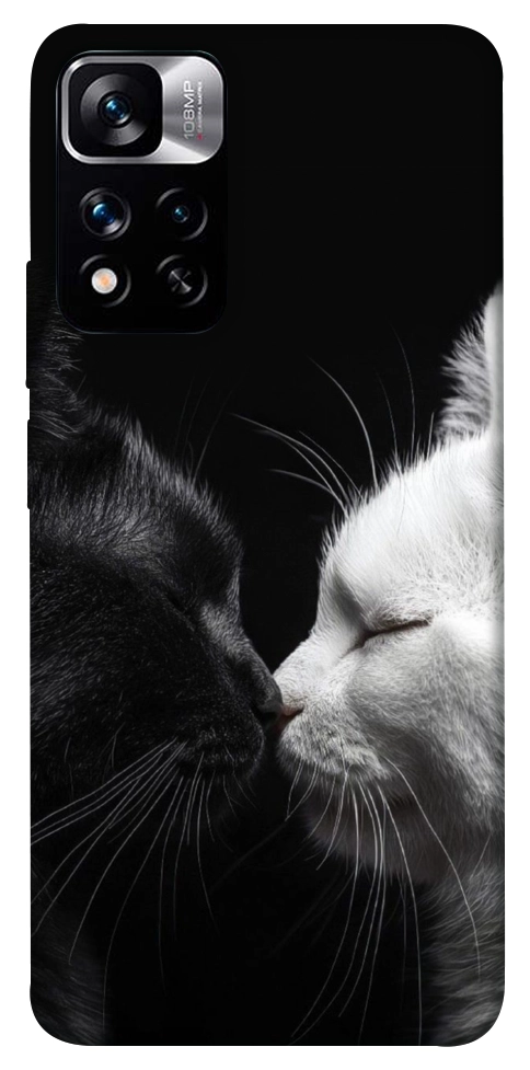 Чехол Black and white cats для Xiaomi Redmi Note 11 5G