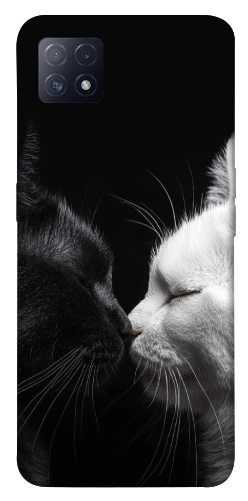 Чехол Black and white cats для Oppo A73 5G