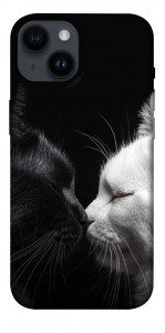 Чохол Black and white cats для iPhone 14