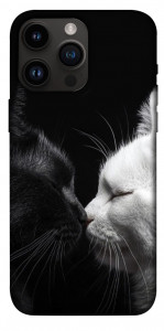 Чохол Black and white cats для iPhone 14 Pro Max