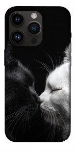 Чохол Black and white cats для iPhone 14 Pro