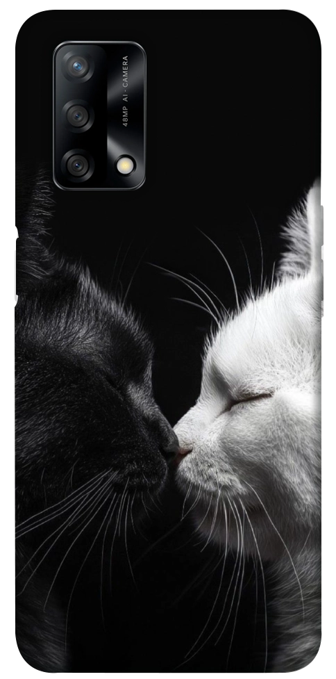 Чохол Black and white cats для Oppo F19