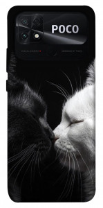 Чехол Black and white cats для Xiaomi Poco C40