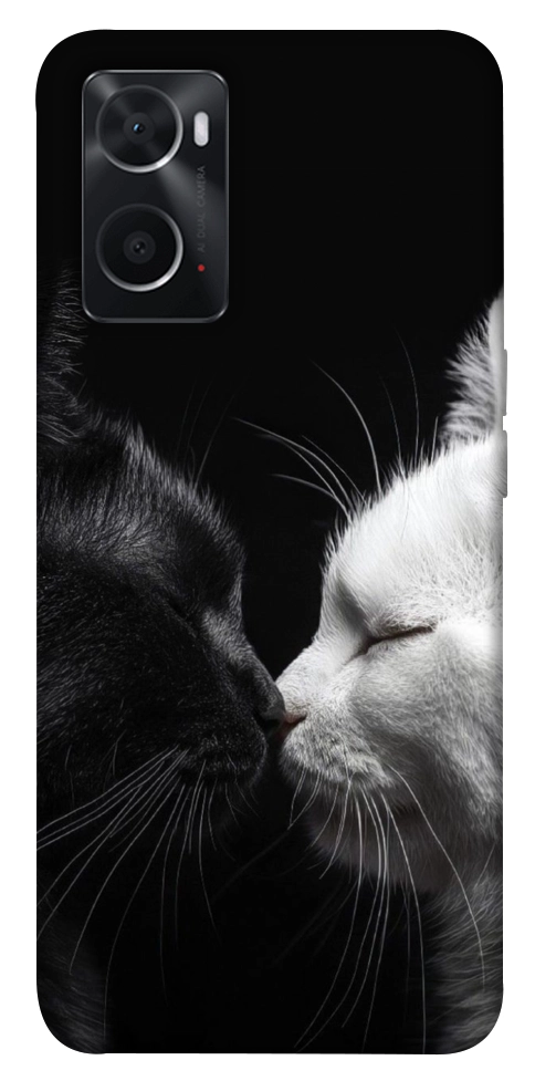 Чехол Black and white cats для Oppo A76 4G