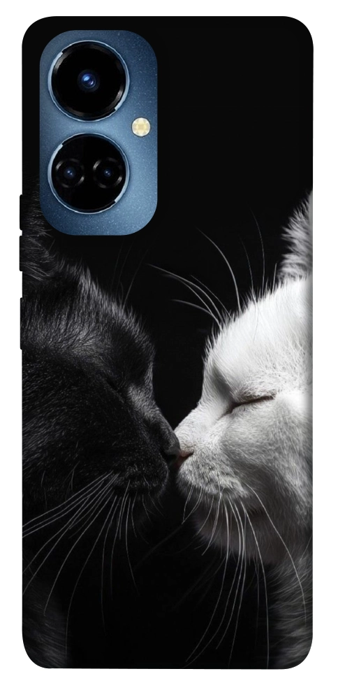 Чехол Black and white cats для TECNO Camon 19 (CI6n)