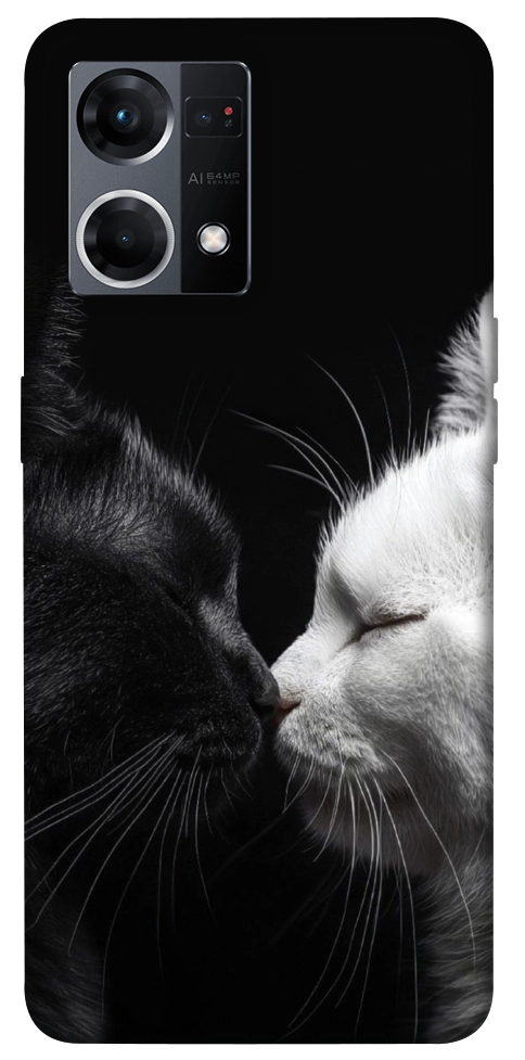 Чехол Black and white cats для Oppo Reno 7 4G