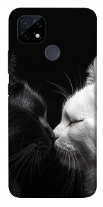 Чехол Black and white cats для Realme C25Y