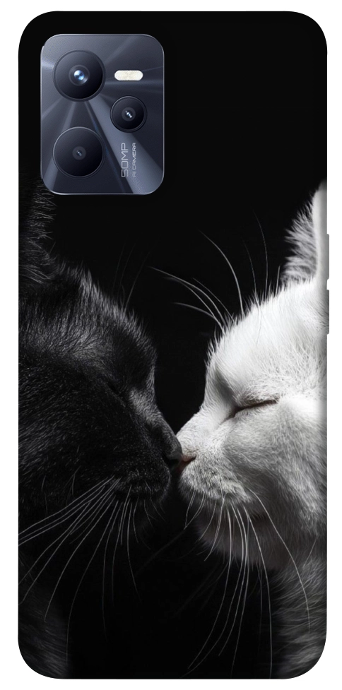 Чехол Black and white cats для Realme C35