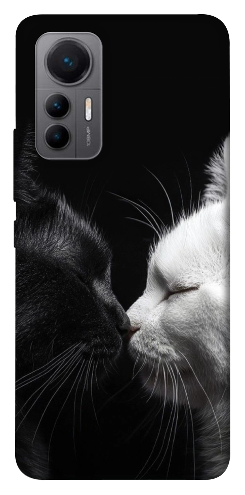 Чехол Black and white cats для Xiaomi 12 Lite