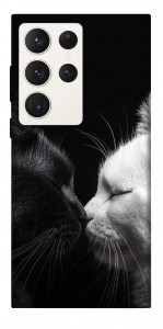 Чохол Black and white cats для Galaxy S23 Ultra