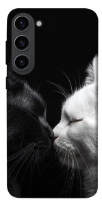 Чехол Black and white cats для Galaxy S23
