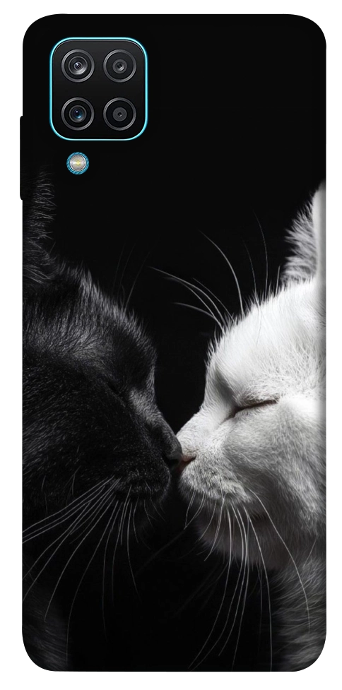 Чохол Black and white cats для Galaxy M12