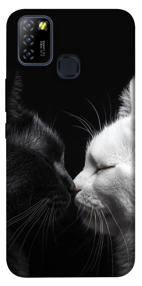 Чехол Black and white cats для Infinix Hot 10 Lite