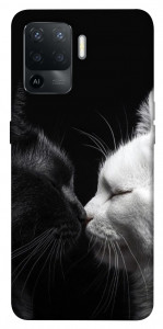 Чехол Black and white cats для Oppo Reno 5 Lite
