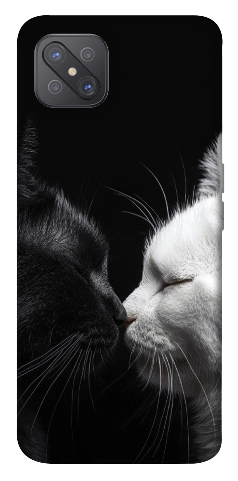 Чехол Black and white cats для Oppo A92s