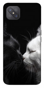 Чехол Black and white cats для Oppo A92s