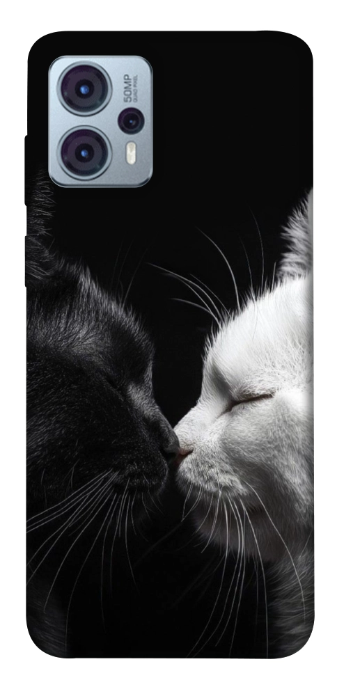 Чехол Black and white cats для Motorola Moto G23