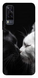 Чехол Black and white cats для Vivo Y31