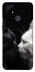 Чохол Black and white cats для Realme C21