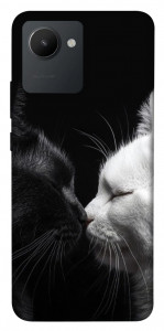 Чехол Black and white cats для Realme C30