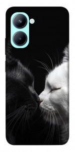 Чохол Black and white cats для Realme C33