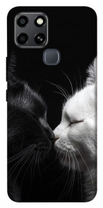 Чохол Black and white cats для Infinix Smart 6