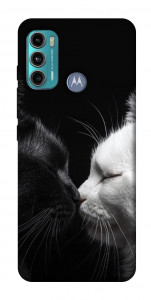 Чехол Black and white cats для Motorola Moto G60