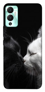 Чохол Black and white cats для Infinix Hot 12 Play