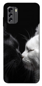 Чохол Black and white cats для Nokia G60