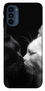 Чехол Black and white cats для Motorola Moto G41