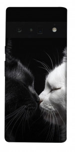Чохол Black and white cats для Google Pixel 6 Pro