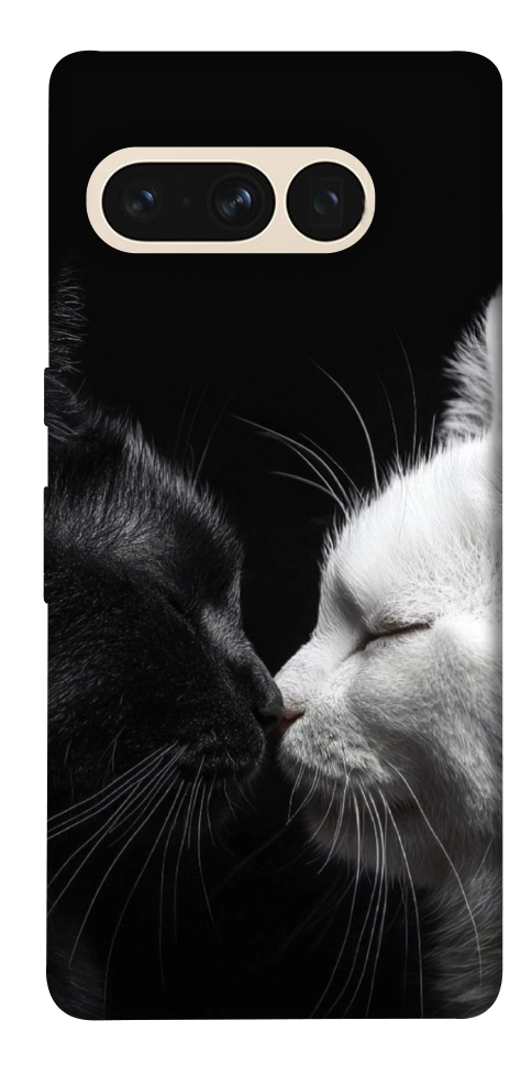 Чехол Black and white cats для Google Pixel 7 Pro