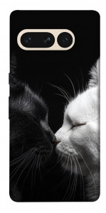 Чехол Black and white cats для Google Pixel 7 Pro