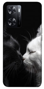 Чехол Black and white cats для Oppo A77s