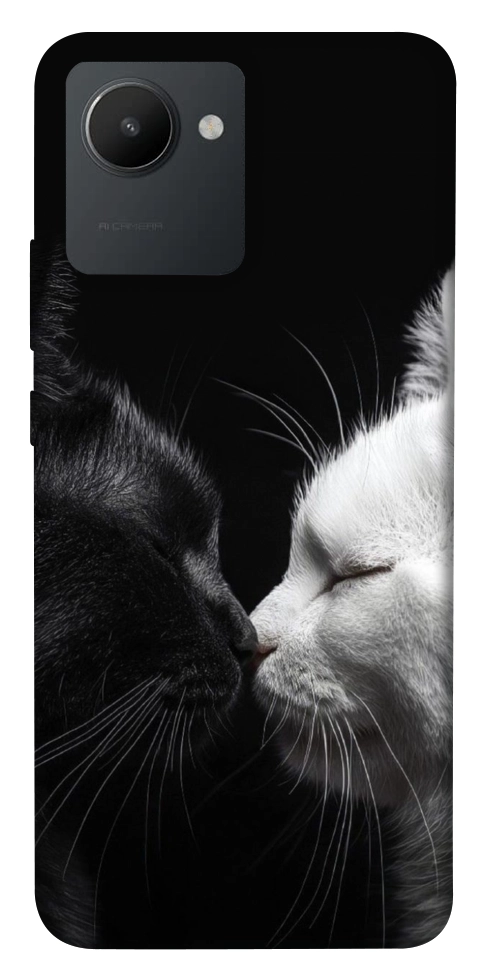 Чехол Black and white cats для Realme C30s