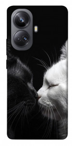 Чехол Black and white cats для Realme 10 Pro+