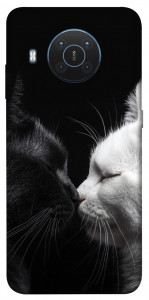 Чехол Black and white cats для Nokia X20