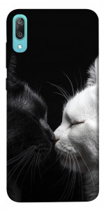 Чехол Black and white cats для Huawei Y6 Pro (2019)