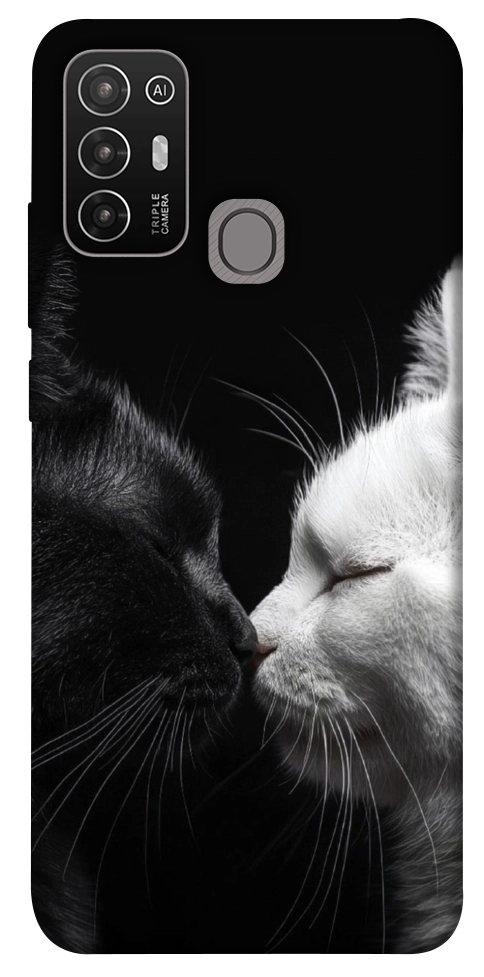 Чехол Black and white cats для ZTE Blade A52