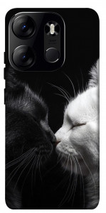 Чехол Black and white cats для Tecno Spark Go 2023