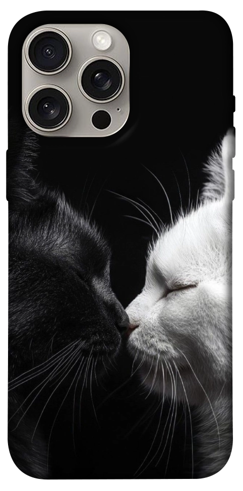Чехол Black and white cats для iPhone 15 Pro Max