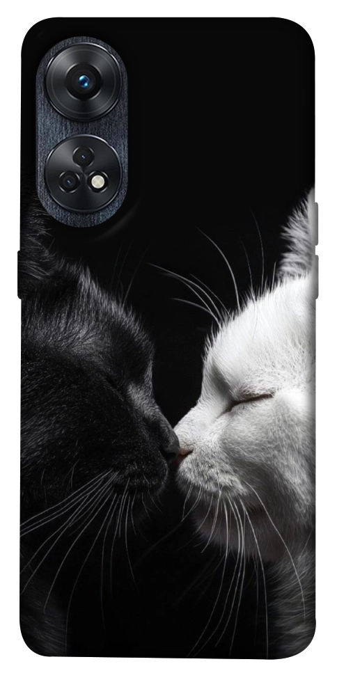 Чехол Black and white cats для Oppo Reno 8 T 4G