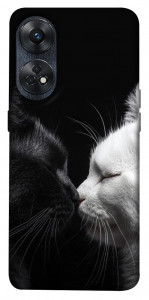 Чохол Black and white cats для Oppo Reno 8 T 4G