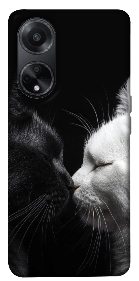 Чохол Black and white cats для Oppo A58 4G